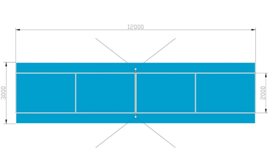 Picture of Competition Landing Mat for Horizontal Bars